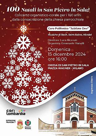 Concerto 100 natali in san pietro in sala